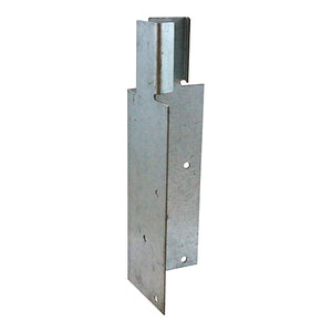 Arris Rail Mortice Brackets Galvanised - 200 x 62 x 62 Image