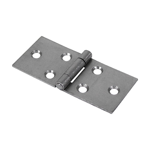 Backflap Hinges Uncranked Knuckle (404) Steel Self Colour - 38 x 87 Image