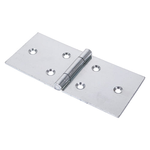 Backflap Hinges Uncranked Knuckle (404) Steel Silver - 65 x 147 Image