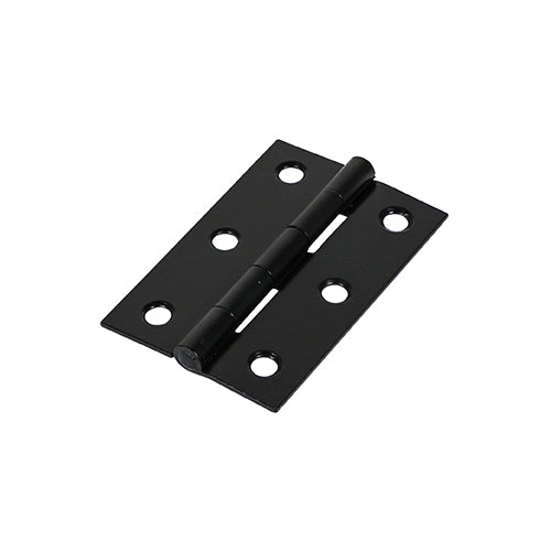 Butt Hinges Fixed Pin (1838) Steel Black - 75 x 50 Image