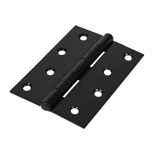 Butt Hinges Fixed Pin (1838) Steel Black - 100 x 70 Image