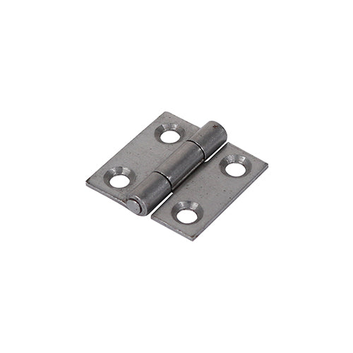 Butt Hinges Fixed Pin (1838) Steel Self Colour - 25 x 25 Image