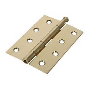 Butt Hinges Loose Pin (1840) Steel Electro Brass - 100 x 71 Image