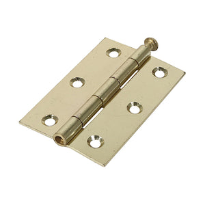 Butt Hinges Loose Pin (1840) Steel Electro Brass - 90 x 60 Image