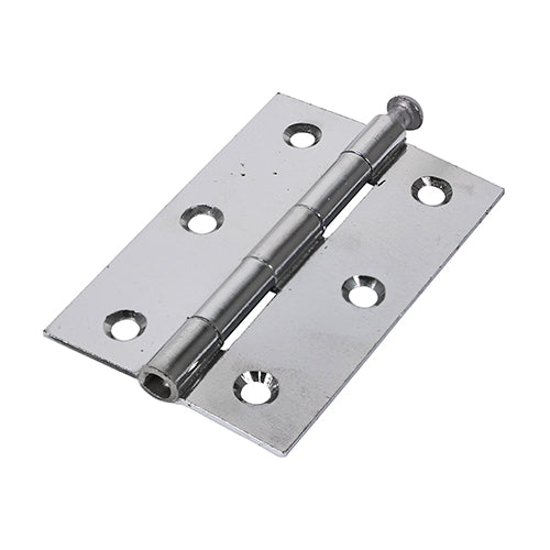 Butt Hinges Loose Pin (1840) Steel Polished Chrome - 90 x 60 Image