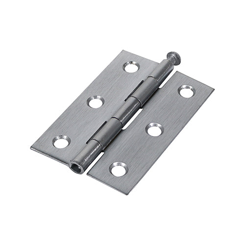 Butt Hinges Loose Pin (1840) Steel Satin Chrome - 75 x 50 Image