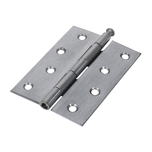 Butt Hinges Loose Pin (1840) Steel Satin Chrome - 100 x 71 Image