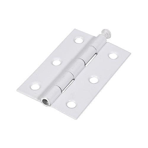 Butt Hinges Loose Pin (1840) Steel White - 75 x 50 Image