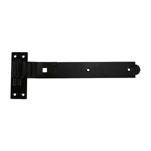 Cranked Band & Hook On Plates Hinges Black - 250mm Image