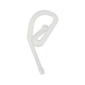 Plastic Curtain Hooks White -   Image