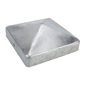 Fence Post Cap Hot Dipped Galvanised - 75mm Image