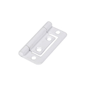 Flush Hinges (105) Steel White - 50 x 38.5 Image