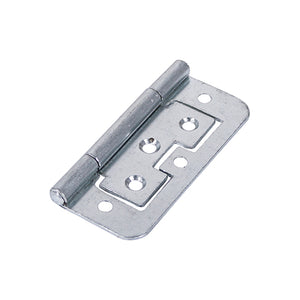 Flush Hinges (105) Steel Silver - 75 x 51 Image