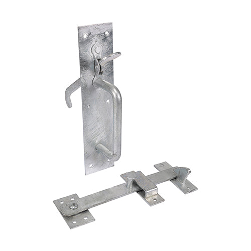 Heavy Duty Suffolk Latch Hot Dipped Galvanised - 219 x 50mm Image