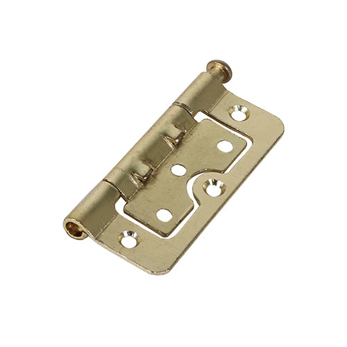 Hurlinge Hinges Loose Pin (104Z) Steel Electro Brass - 75 x 52 Image