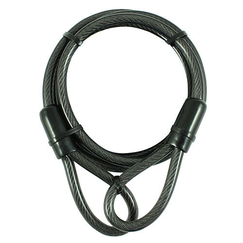 Steel Braided Looped Security Cable - 15mm x 3m Image