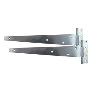 Medium Tee Hinges Hot Dipped Galvanised - 12" Image