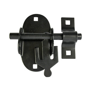Oval Padbolt Black - 4" Image