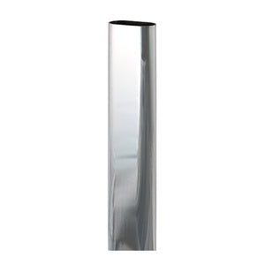 Wardrobe Rail Oval Polished Chrome - 30 x 15 x 2500 Image