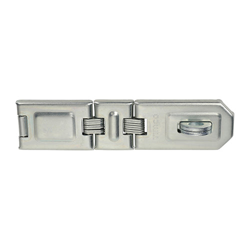 Hasp and Staple Double Hinged Silver - 200mm Image