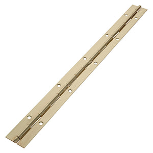 Piano Hinges Steel Electro Brass - 1800 x 25 Image