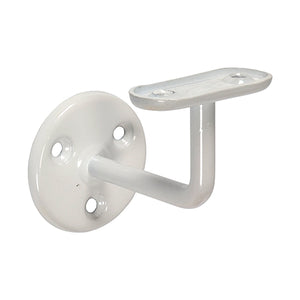 Steel Handrail Bracket White - 63mm Image