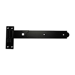 Straight Band & Hook On Plates Hinges Black - 250mm Image