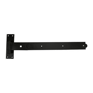 Straight Band & Hook On Plates Hinges Black - 400mm Image