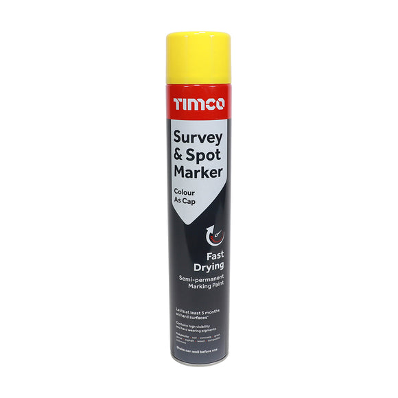 Survey & Spot Marker Yellow - 750ml Image