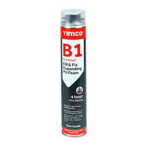 Fill & Fix Fire Rated Expanding PU Foam B1 Gun Grade - 750ml Image