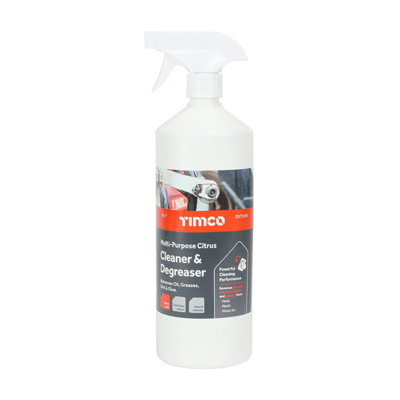 Multi-Purpose Citrus Cleaner & Degreaser, Commercial Spray Degreaser with Citrus Scent - 1L  Image