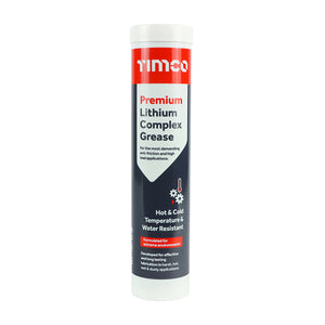 Premium Lithium Complex Grease, High Pressure, Very High Temperature Red Grease Cartridge - 400g Image