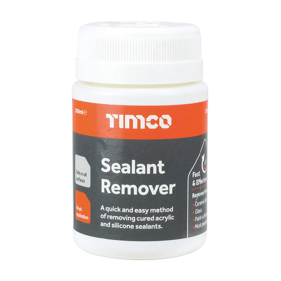 Sealant Remover, Dissolves Silicone Sealant, Easy to use Brush Bottle - 100ml Image